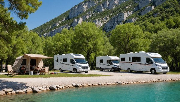 Découvrez le paradis du camping au lac de ste croix du verdon